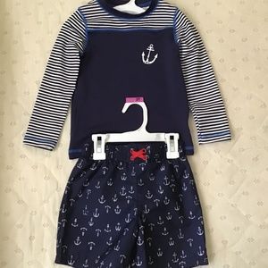 Cat & Jack Toddler Swimming Trunks and Top